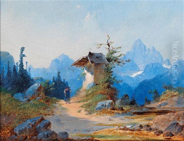 Two Landscapes With Decorative Figures - view 1