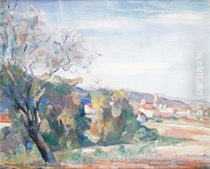 Le Village De Cogolin by Abel Gerbaud