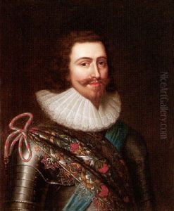 Portrait Of George Villiers, 1st Duke Of Buckingham Wearing Armour, With The Order Of The Garter