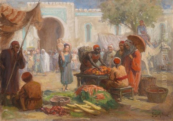 Orientalische Marktszene - view 1