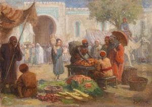 Orientalische Marktszene