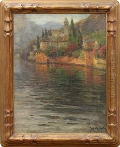 Italian Coastal View by Imre Gergely
