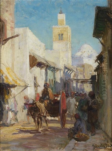 Eine Orientalische Strasenszene - view 1
