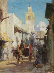 Eine Orientalische Strasenszene
