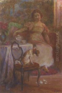 Tea With A Clumsy Companion by Imre Gergely