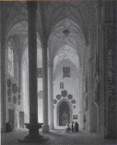 Interieur Einer Gotischen Kirche - view 1