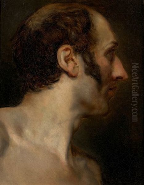 Etude De Tete D'homme - view 1