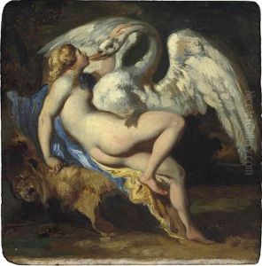 Leda Et Le Cygne ('leda And The Swan') by Theodore Gericault