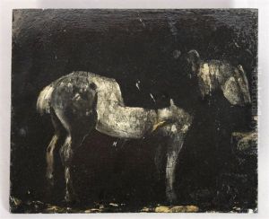 Cheval Dans Une Etable