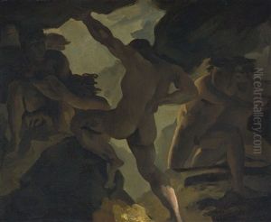 Episode De La Guerre Des Titans by Theodore Gericault