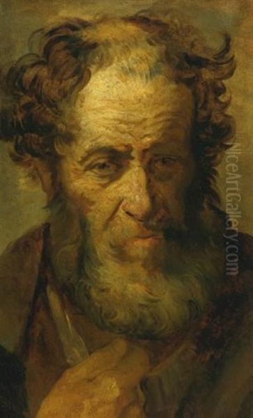 Portrait De Viellard (after Rembrandt) - view 1
