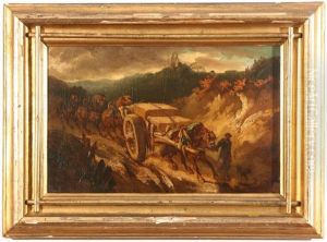 Through The Ravine by Theodore Gericault