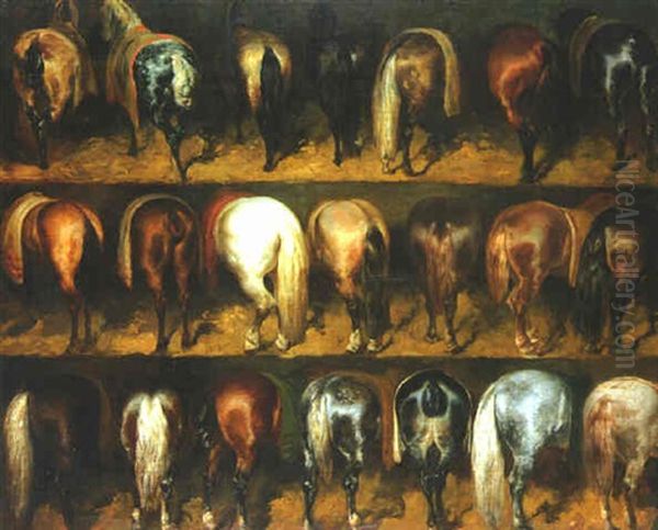 Etude De Croupes De Chevaux - view 1