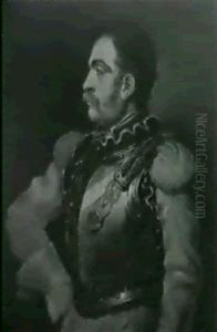 Portrait De Carabinier by Theodore Gericault