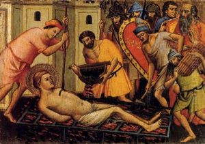The Martyrdom Of Saint Lawrence by Niccolo di Pietro Gerini