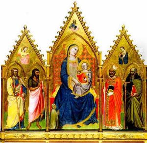 Virgin And Child With A Donor, Saints James And John The Baptist And Saints Nicolas And Anthony Abbott