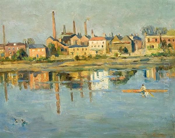Ohne Titel (industrielandschaft Am Wasser) - view 1