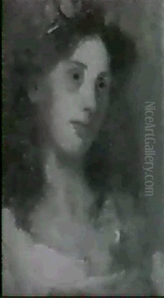 Bildnis Einer Frau Mit Blume Im Haar - view 1