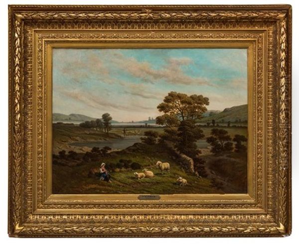 Paysage Anime De Bergers Et Moutons - view 1