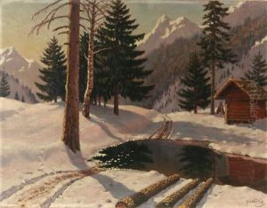 Spring Thaw by Mikhail Markianovich Germanshev
