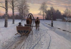 Coming Home by Mikhail Markianovich Germanshev
