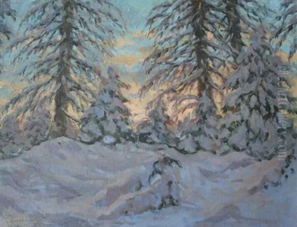 Paysage Enneige - view 1