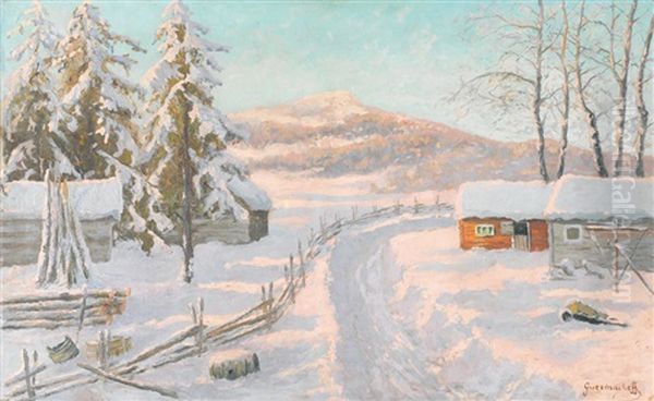 Paysage Enneige - view 1