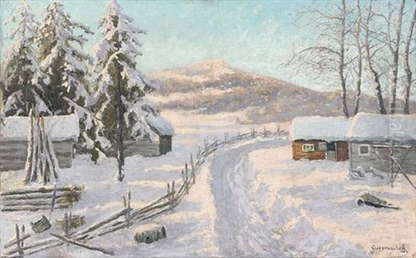 Paysage Sous La Neige - view 1