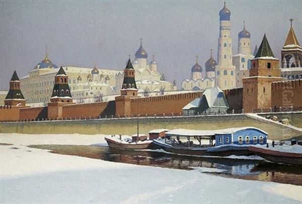 Le Kremlin Sous La Neige - view 1