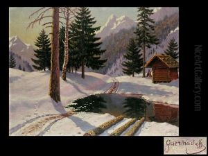 Winterliche Berglandschaft