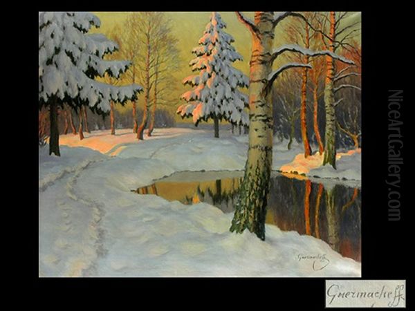 Winterliche Waldlandschaft - view 1