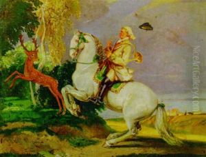 Reiter Und Reh by Raimund Germela