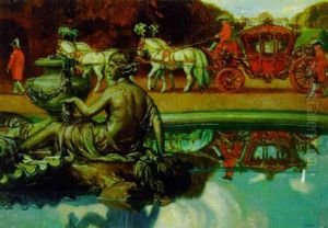 Abend Im Park by Raimund Germela
