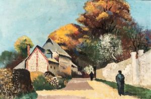 Chemin Du Mont-joli A La Croix Rouge, Pres D'honfleur