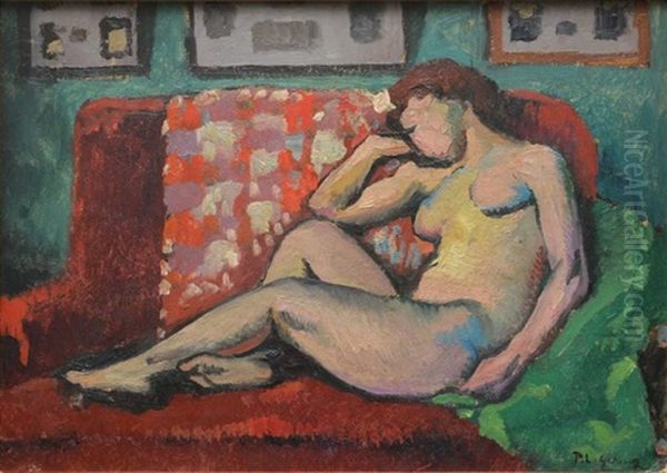 Nu Au Divan Rouge - view 1