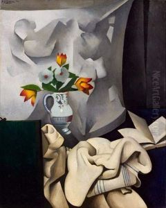 Nature Morte Cubiste Au Vase Grec by Paul Elie Gernez