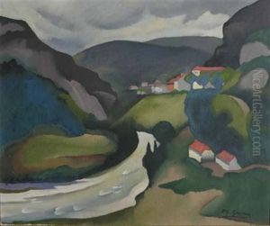 Paysage - St. Claude by Paul Elie Gernez