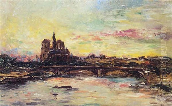 Notre Dame, Vue Du Pont D'austerlitz - view 1