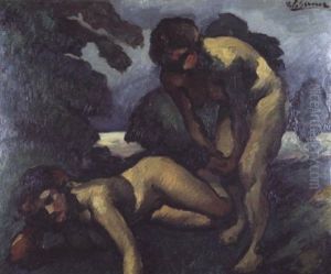 Les Deux Baigneuses by Paul Elie Gernez