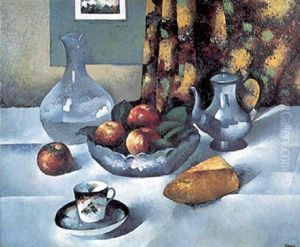 Nature Morte Sur Un Entablement
