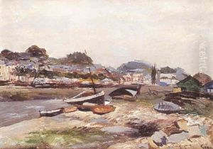 Le Petit Port De Peche by Paul Elie Gernez