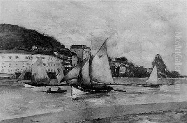 Honfleur, Entree Du Port - view 1