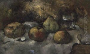 Nature Morte Aux Pommes Et Aux Poires