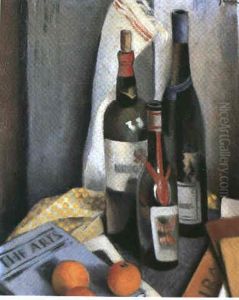 Nature Morte Aux Bouteilles by Paul Elie Gernez