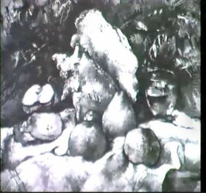 Nature Morte Au Coquillage Et Aux Fruits by Paul Elie Gernez