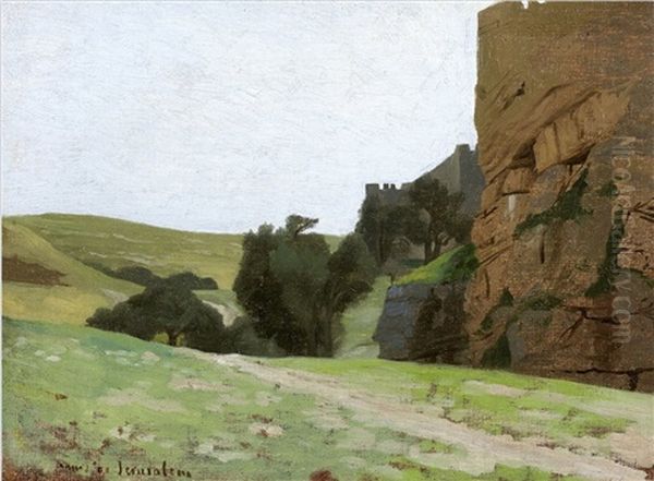 Vaches Pres D'un Mare Et D'un Chaumiere - view 1