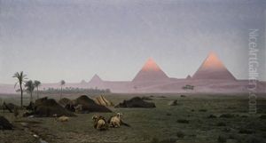 Vaches Pres D'un Mare Et D'un Chaumiere Vaches Pres D'un Mare Et D'un Chaumiere
