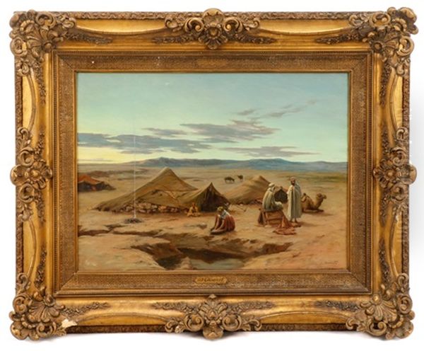 Caravan Making Camp - view 1