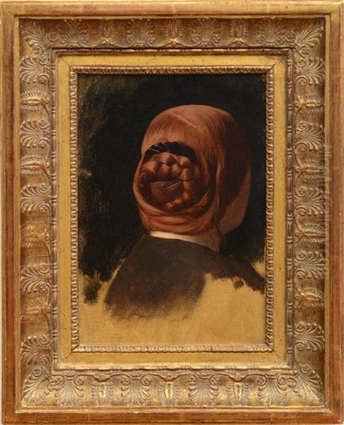 Woman With A Red Coiled Braid (tete De Femme Vue De Dos) - view 1