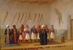 La Priere Chez Un Chef Arnaute by Jean-Leon Gerome